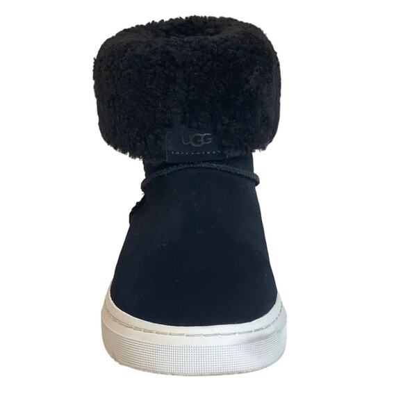 UGG Alameda Black Cuffable Suede Boot - 9 - Picture 2 of 6